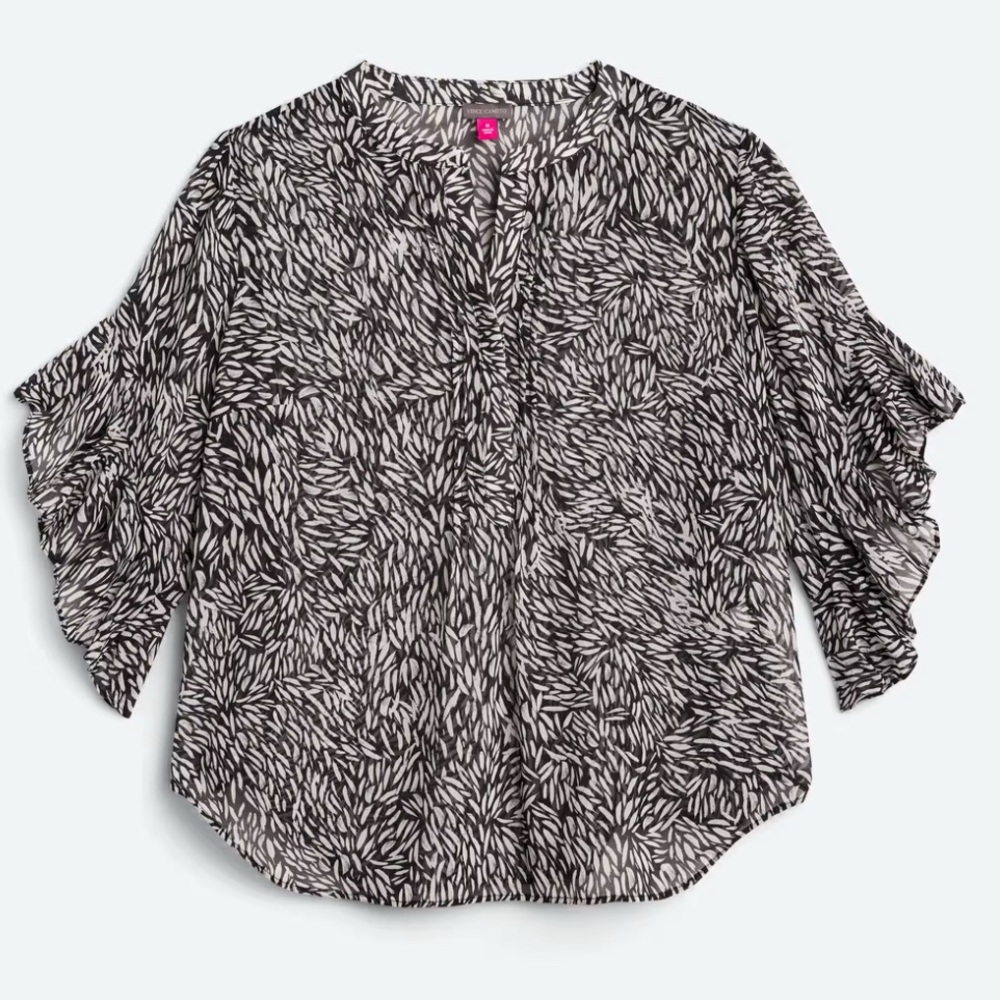 Vince Camuto Drifting Petals Blouse